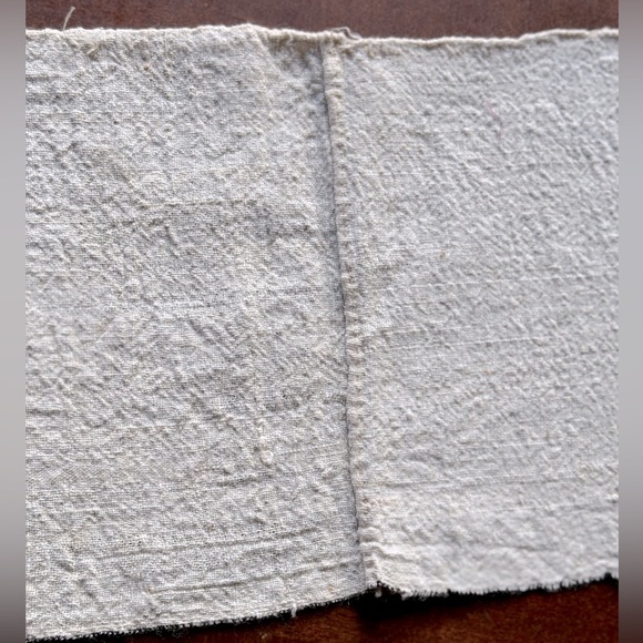 Vintage Handmade Embroidered Linen Table Mantle Runner Floral Spring Farmhouse - Picture 3 of 3